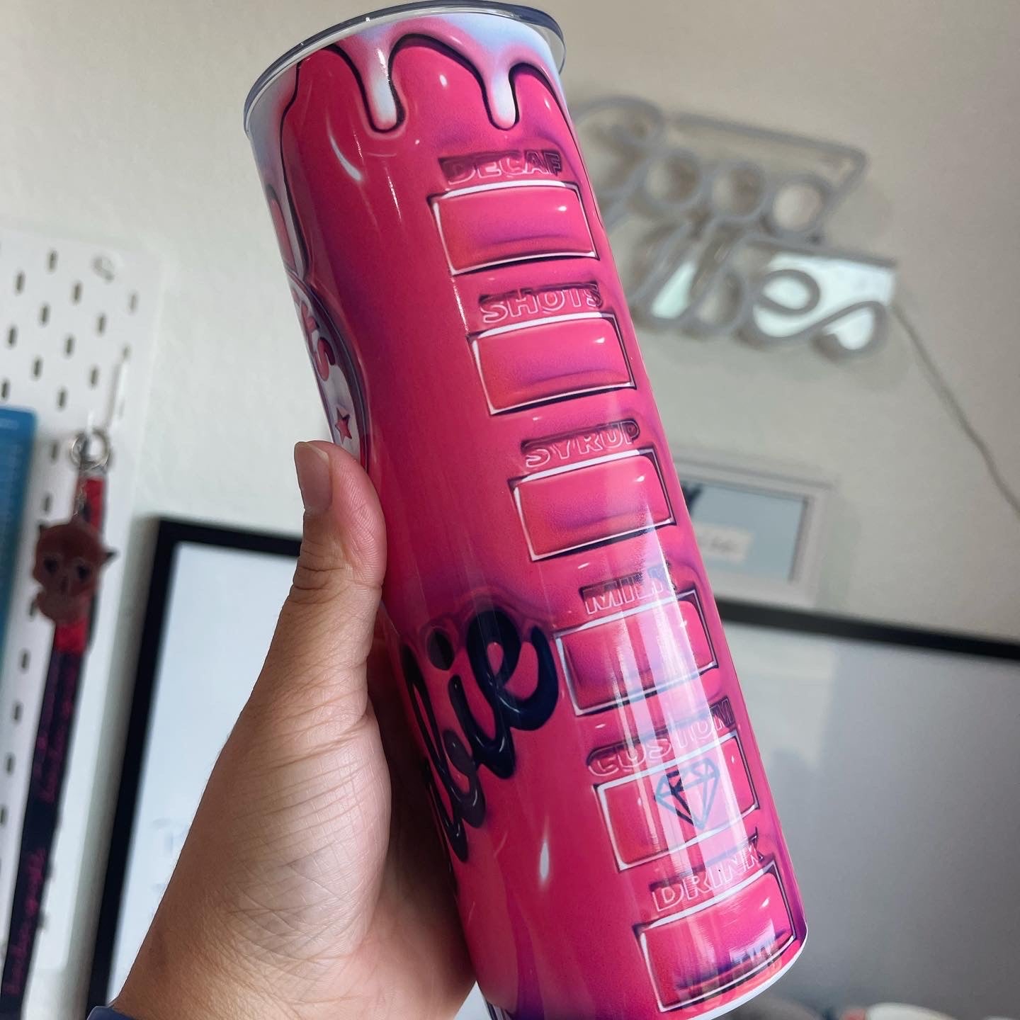 Barbie Coffee Themed Tumbler