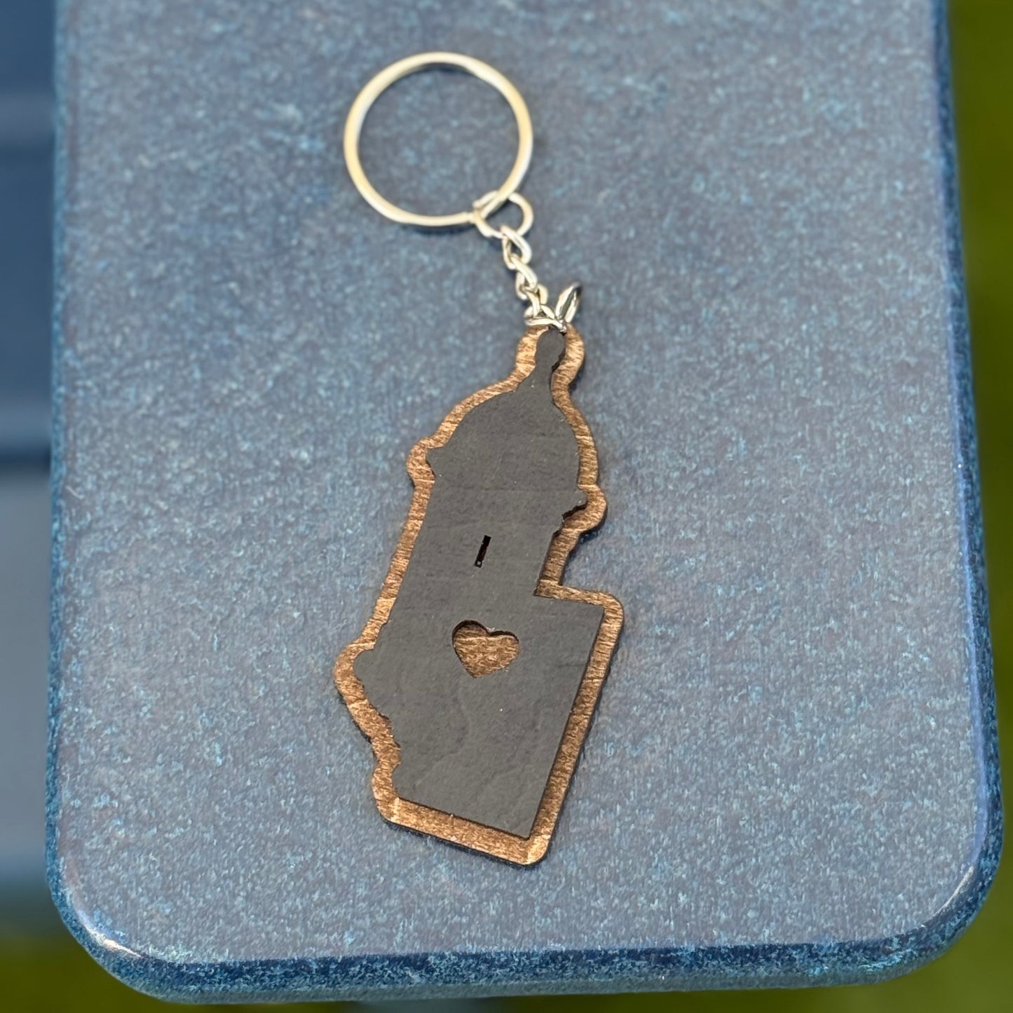 Puerto Rico Wood Keychains