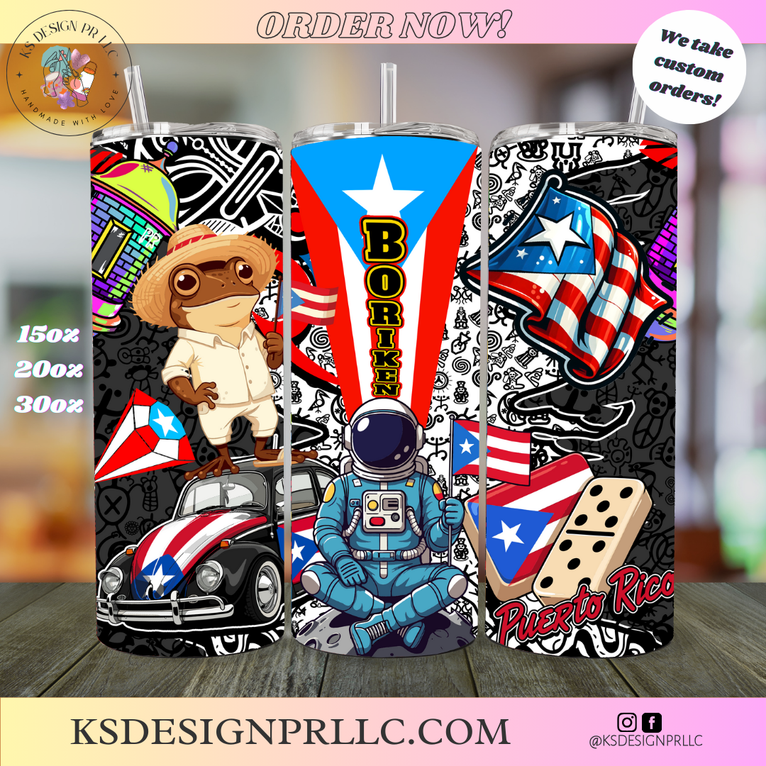 Boriken Custom Tumbler