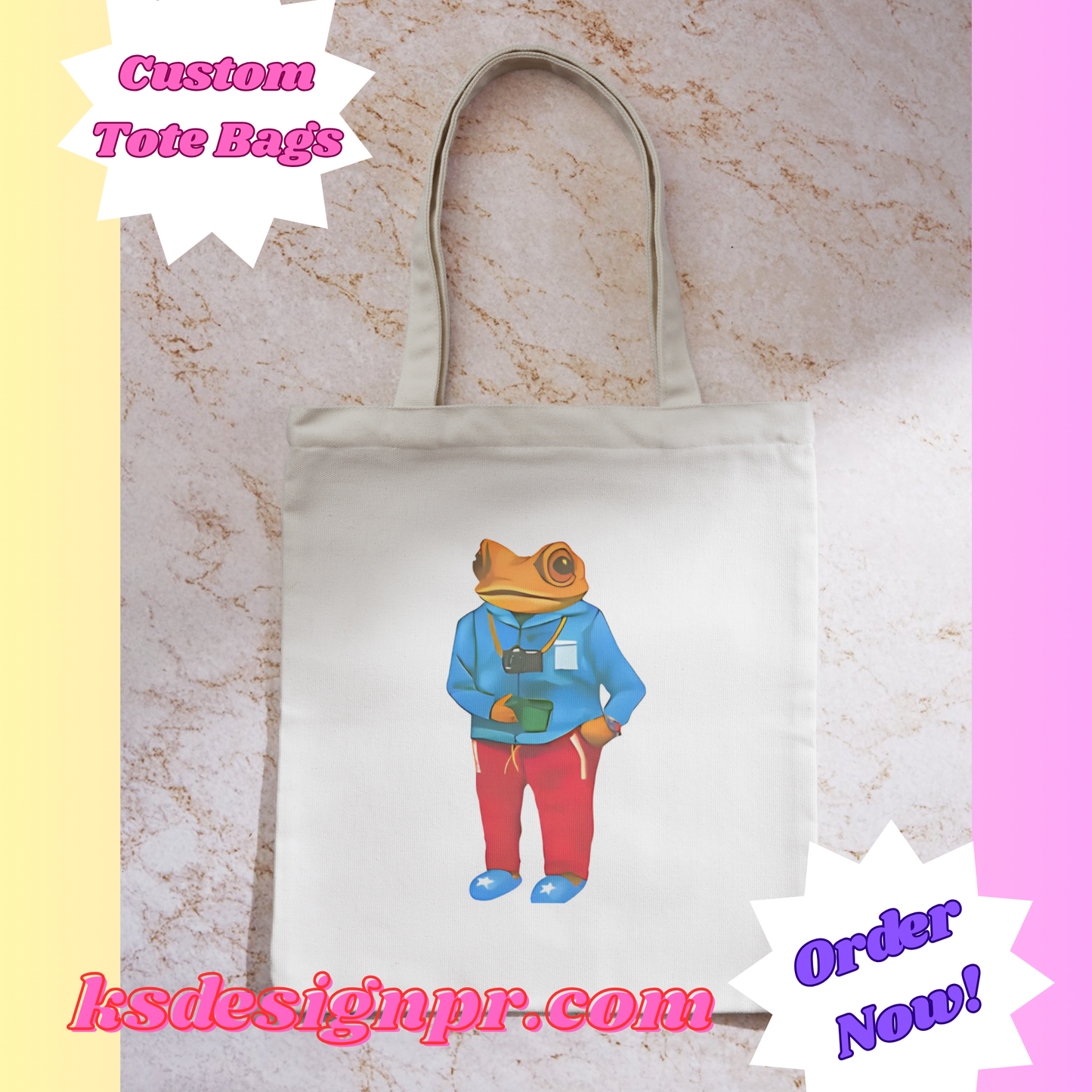 Sapo Concho Custom Tote Bag