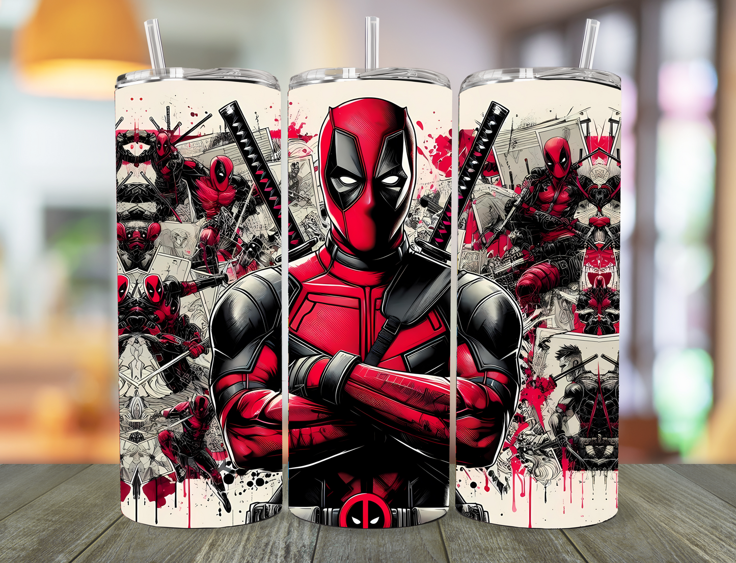 Deadpool Custom Tumbler