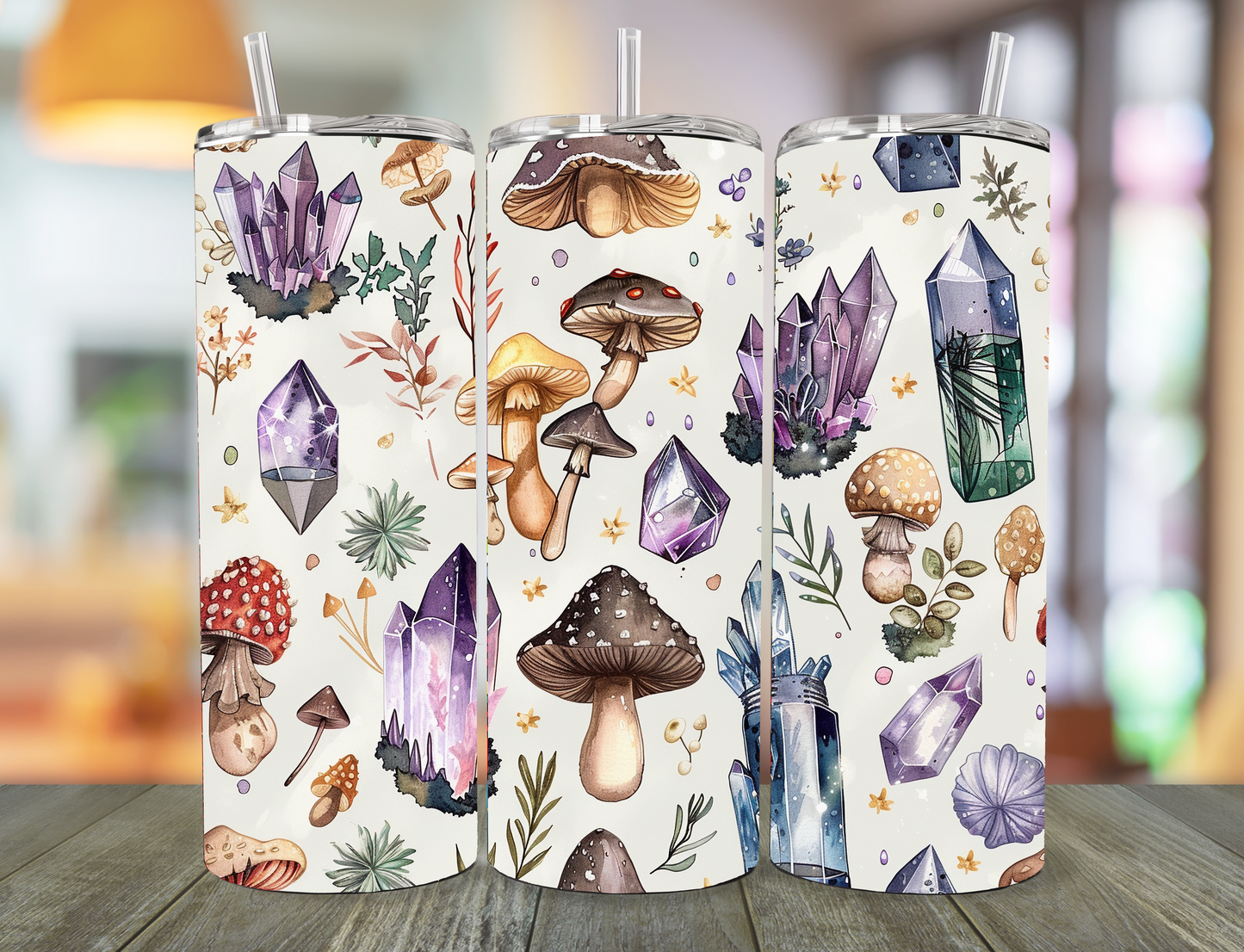 Boho Crystal Custom Tumbler