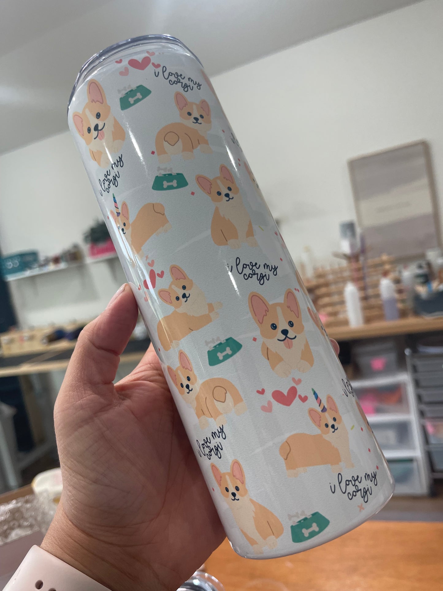 I Love My Corgi Tumbler
