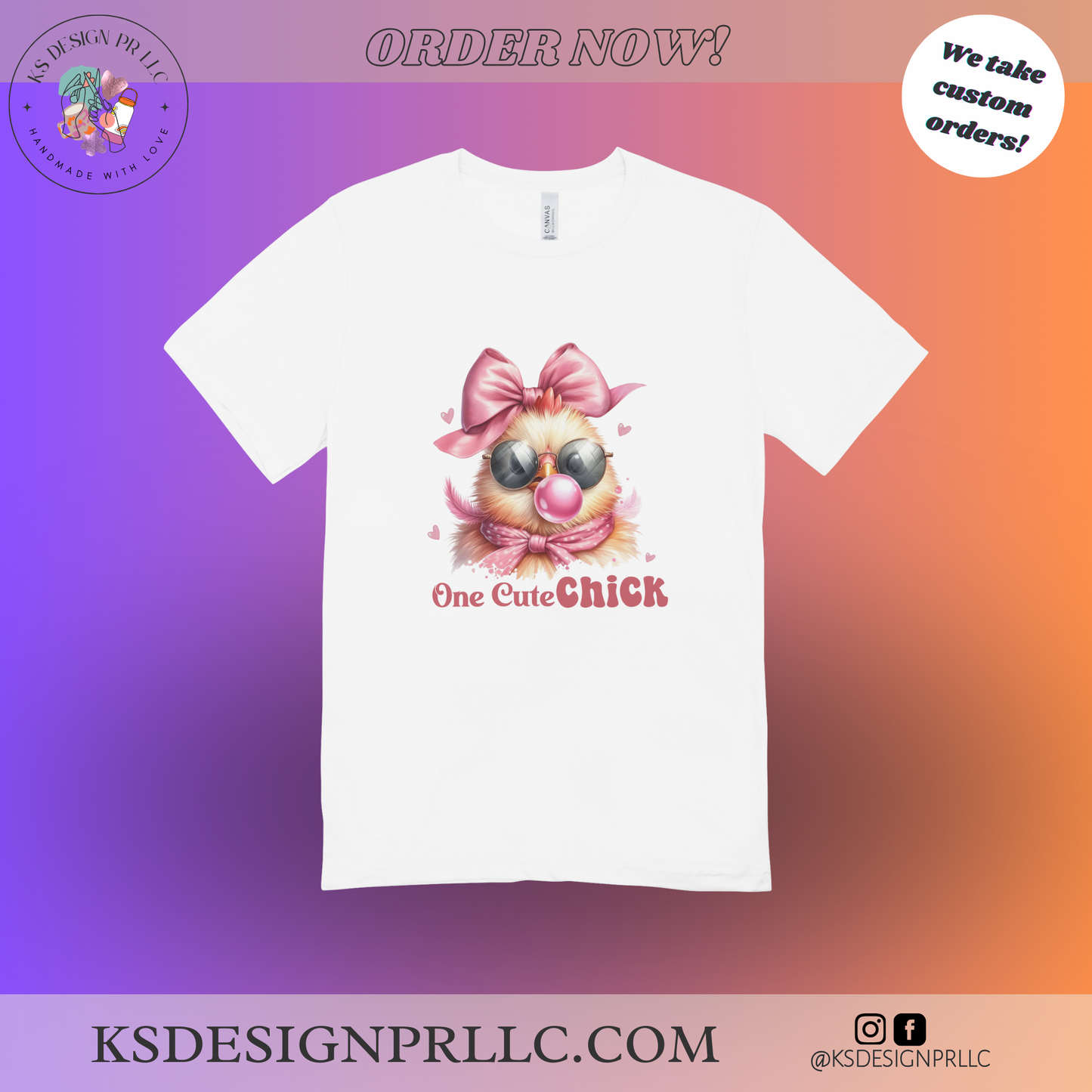 One Cute Chick Easter Custom Shirt