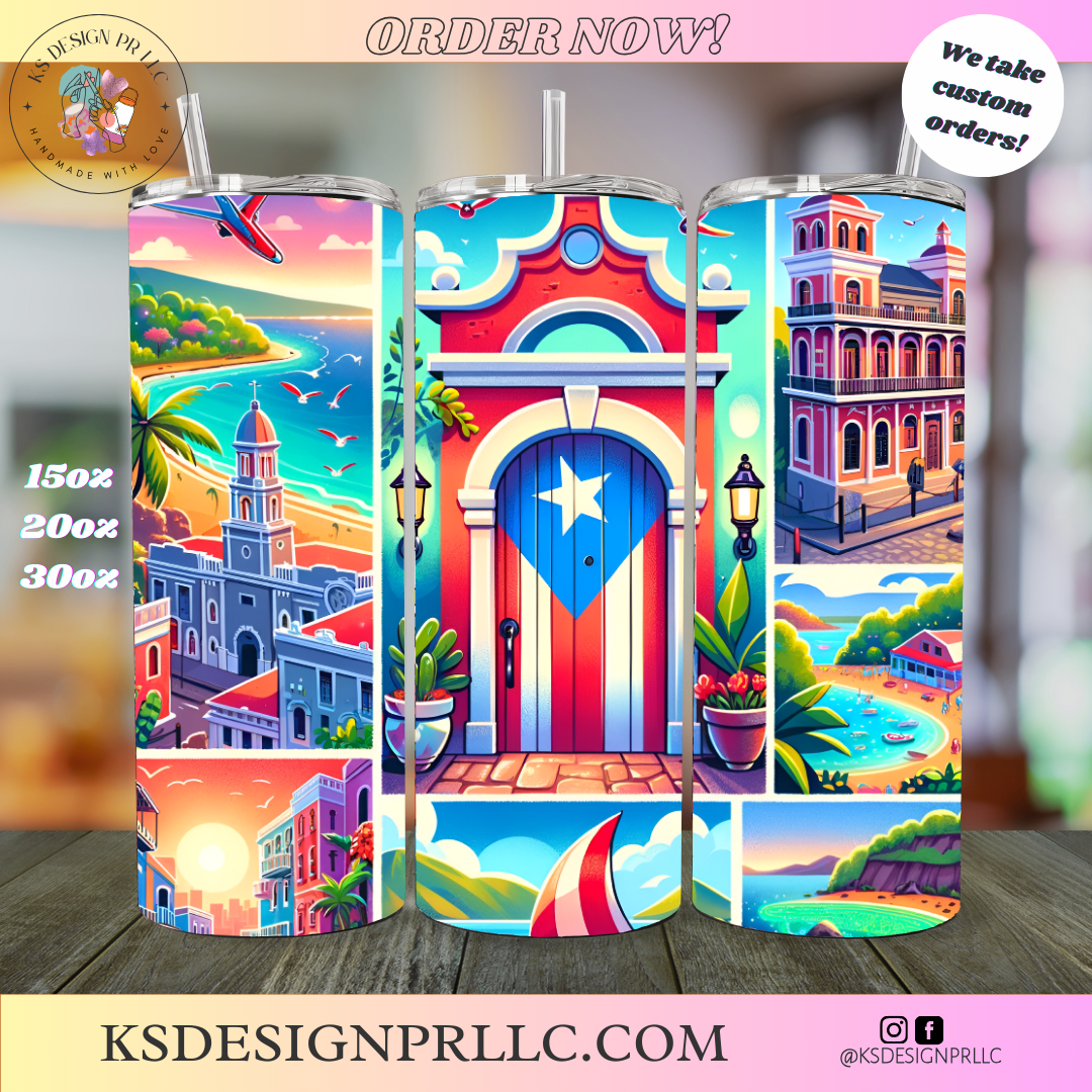 San Juan Puerto Rico Custom Tumbler