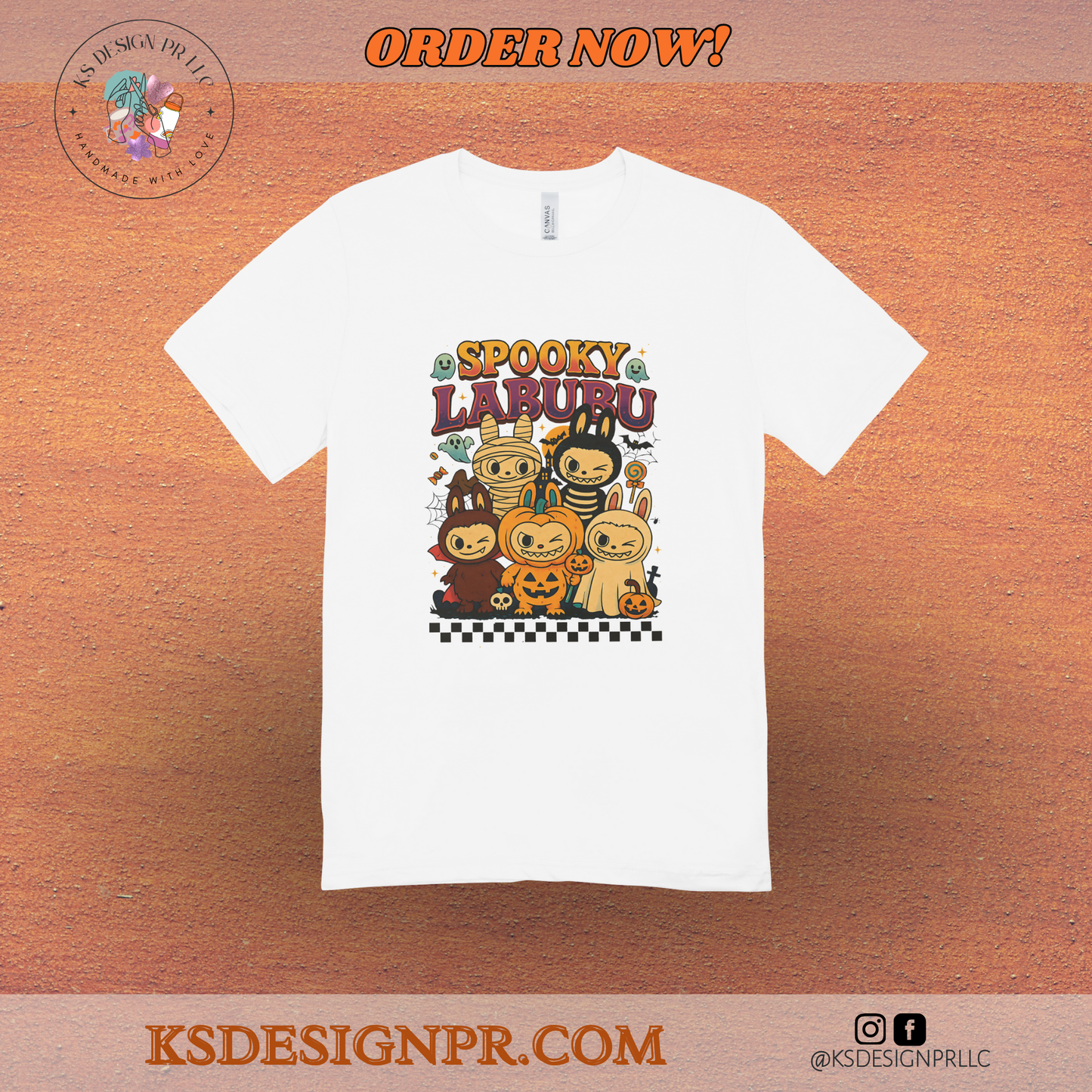 Spooky Labubu Inspired Custom Shirt