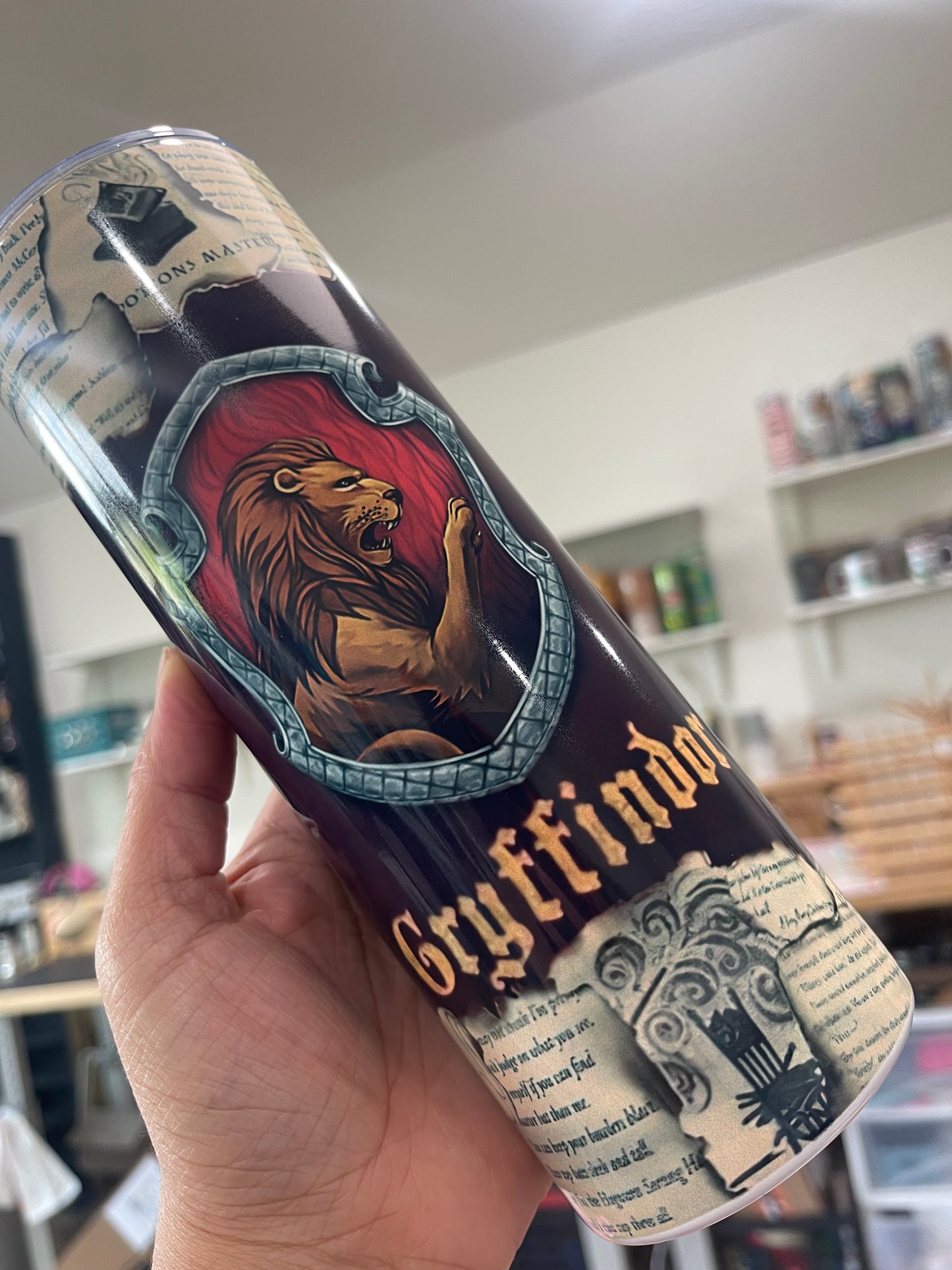 Gryffindor Themed Tumbler
