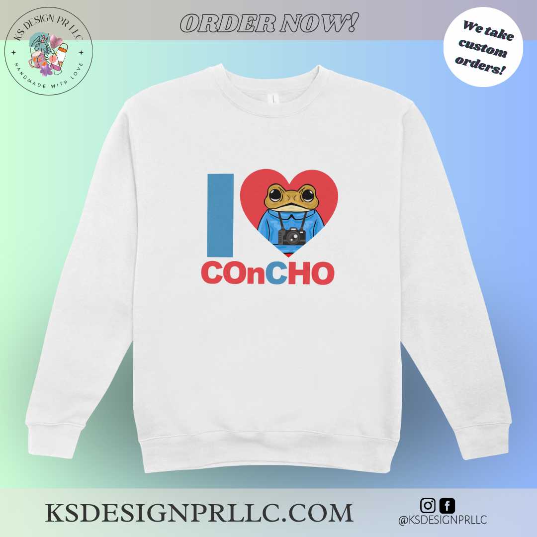 I love Concho Custom Sweatshirt