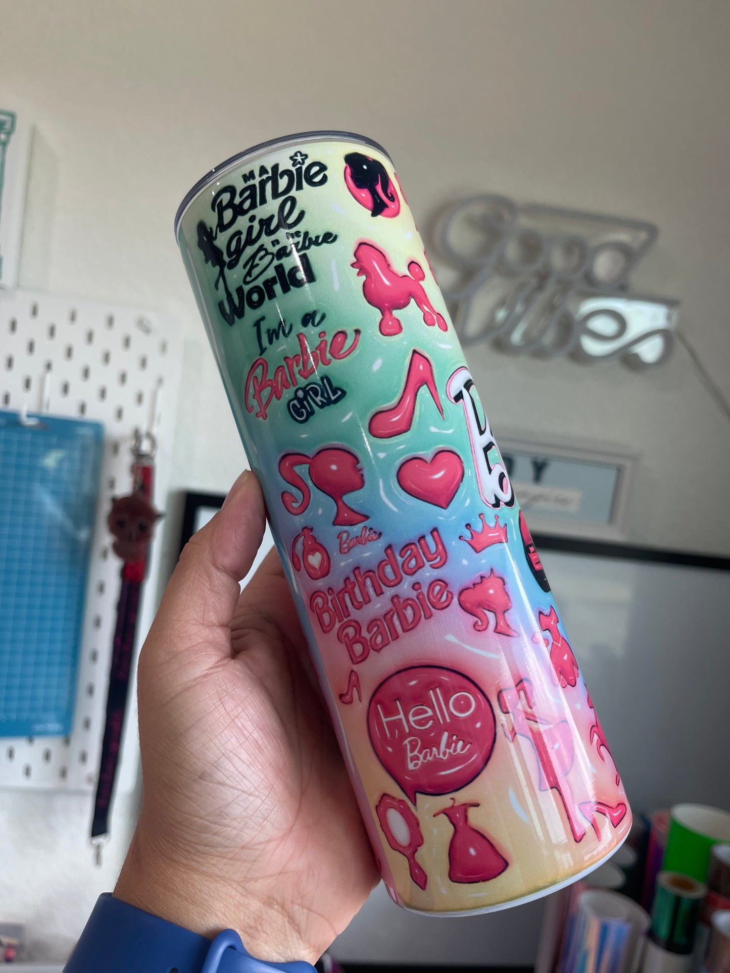 Barbie Colorful Themed Tumbler