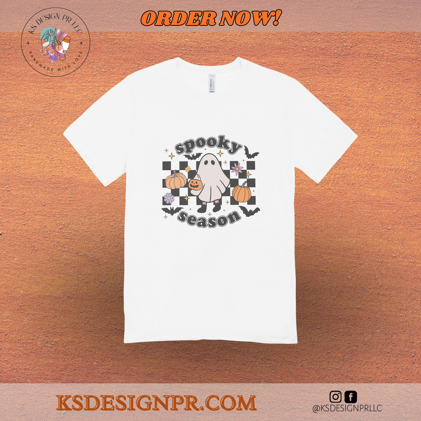 Spooky Season Ghost Halloween Custom Shirt