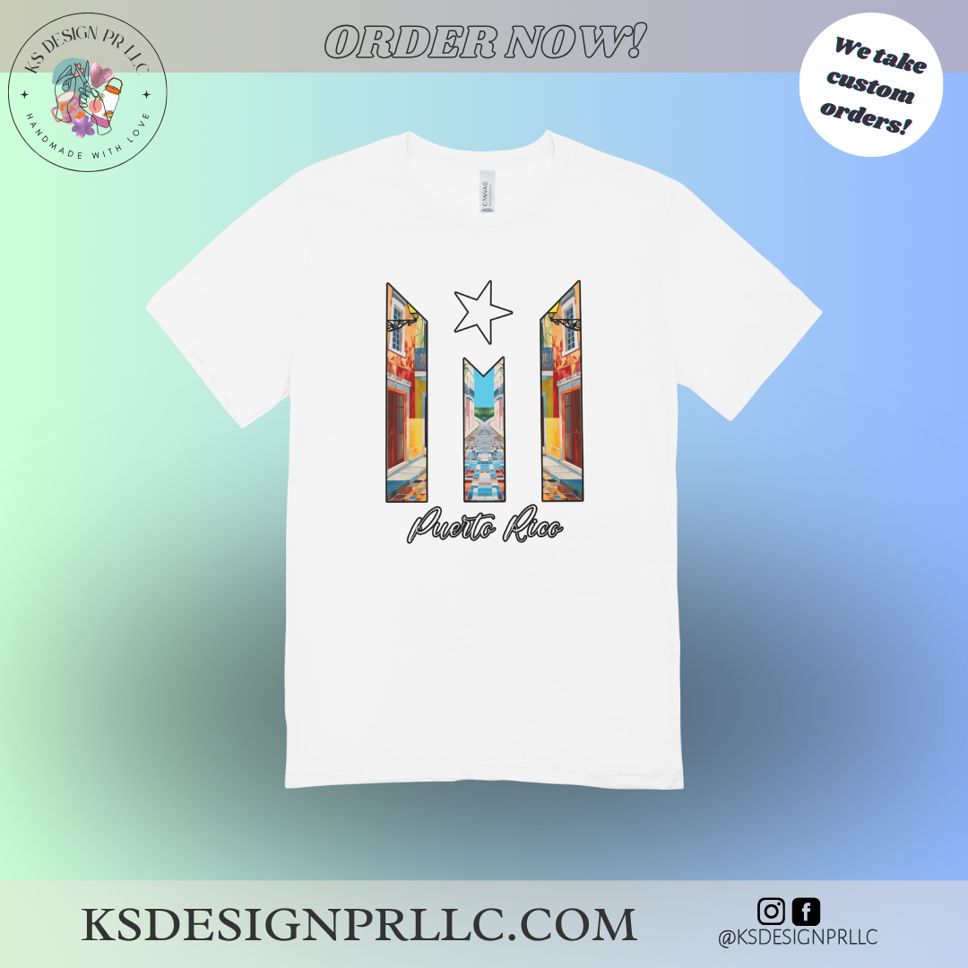Puerto Rico Flag San Juan Custom T-shirt