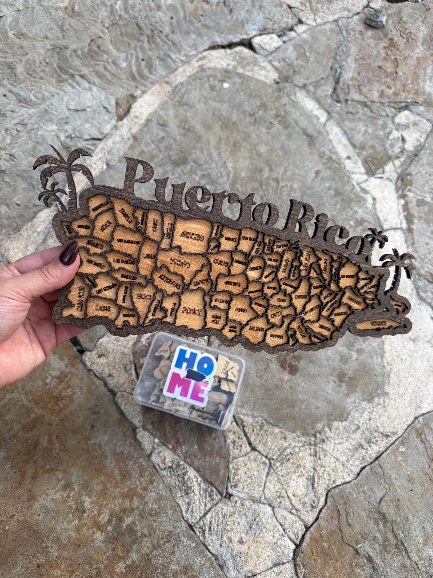 Puerto Rico Map Puzzle | Rompecabezas Mapa De Puerto Rico
