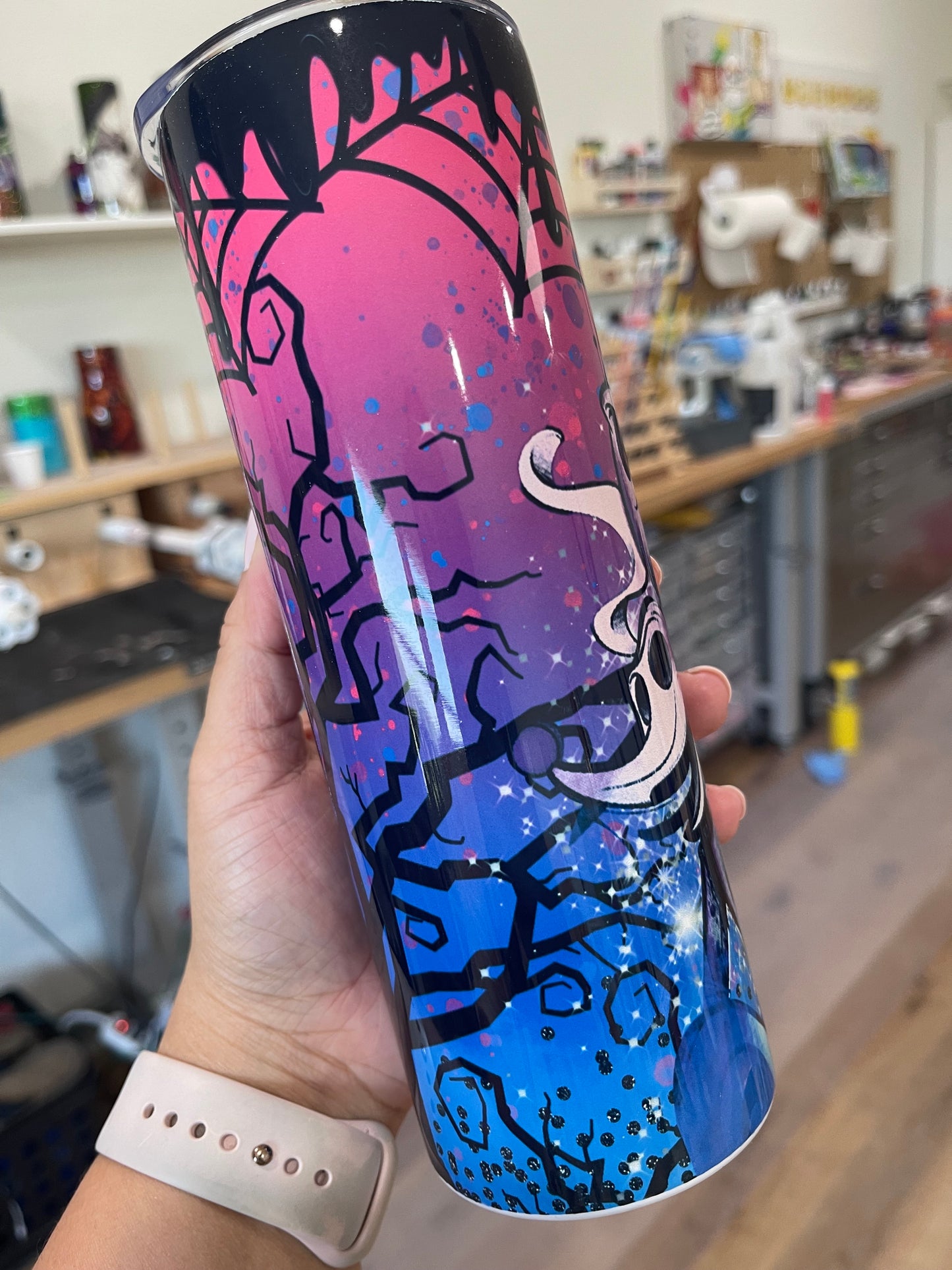 Skellington Themed Tumbler