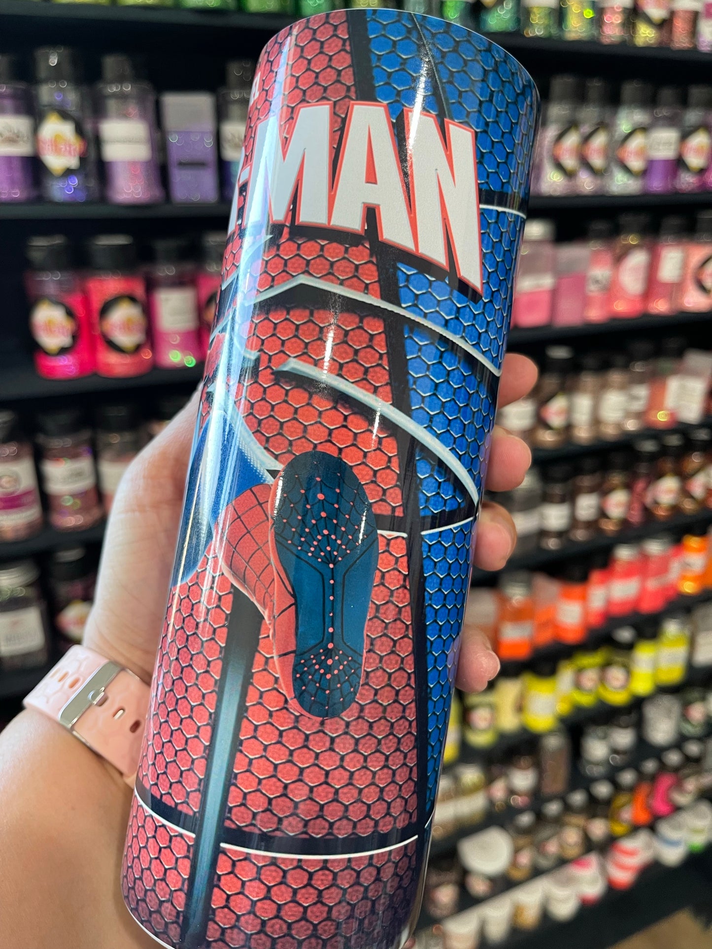 Spiderman Custom Tumbler