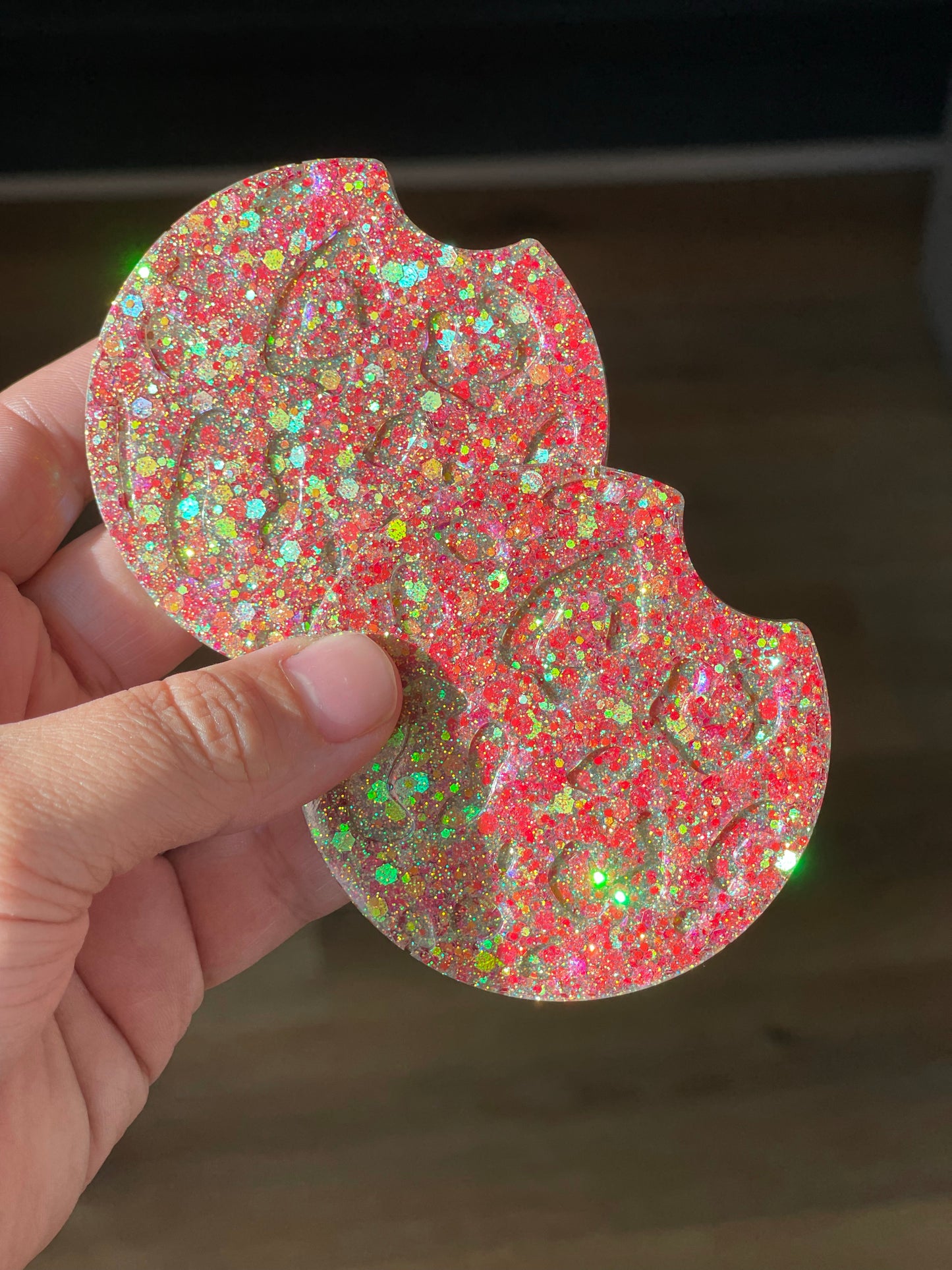 Leopard Print Car Coasters