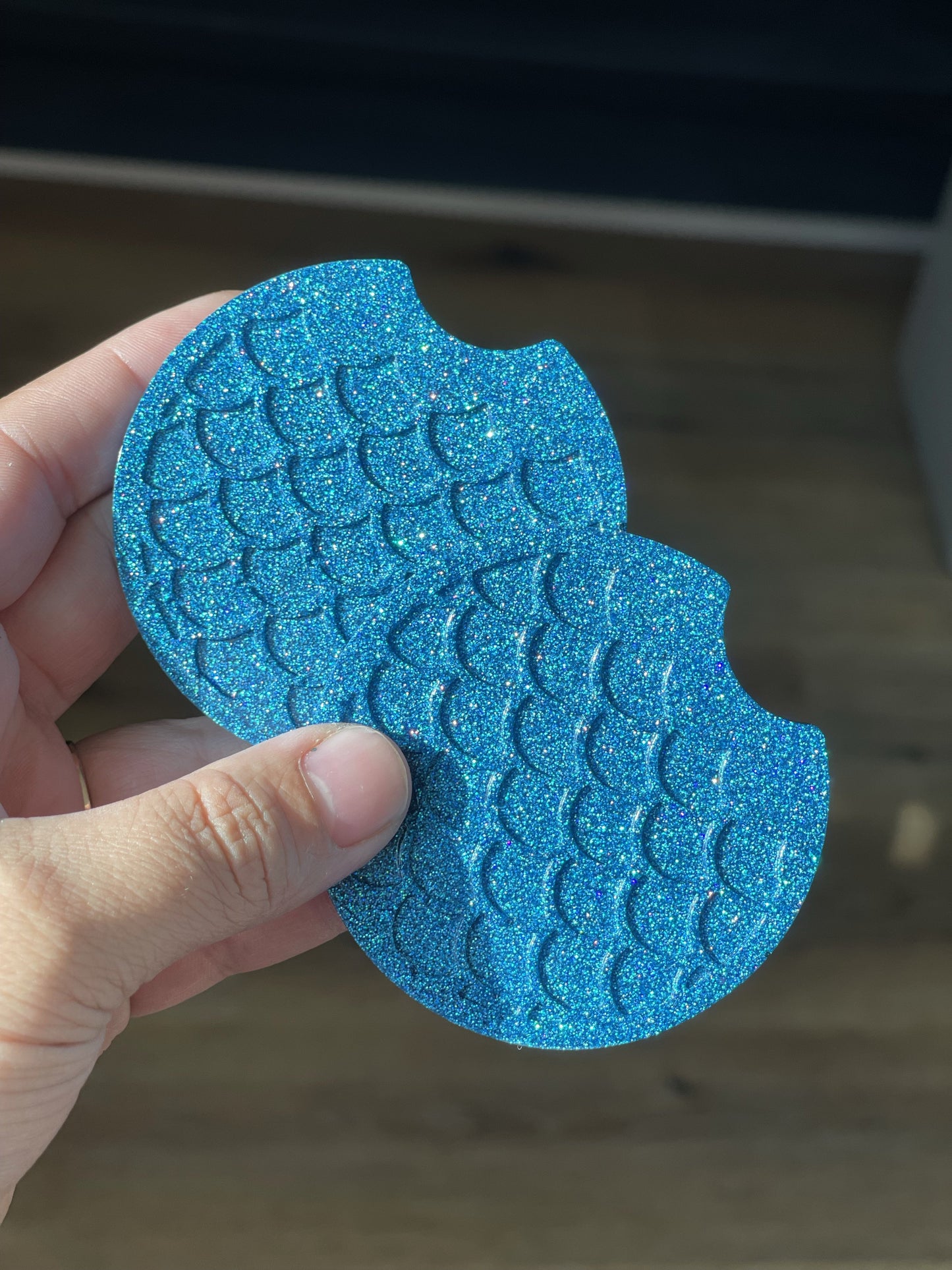 Mermaid Scales Car Coasters