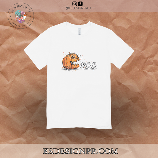 Funny Pumpkin Ghost Halloween Custom Shirt