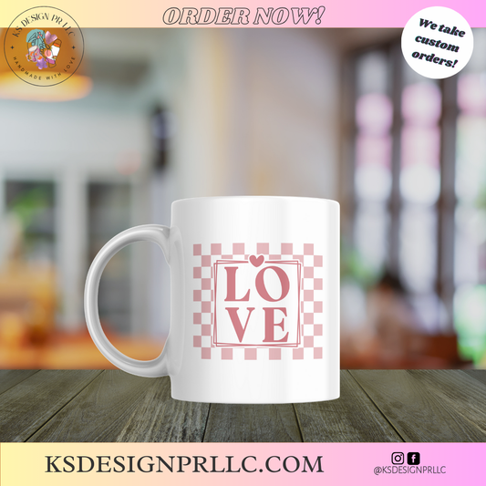 Love Valentine Custom Ceramic Mug