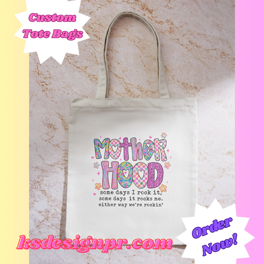 Motherhood Custom Tote Bag