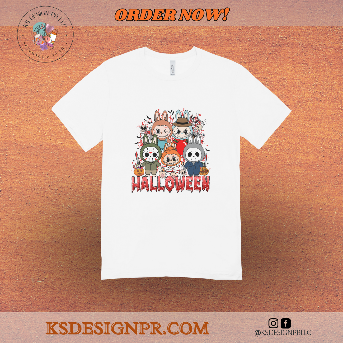 Halloween Labubu Inspired Custom Shirt