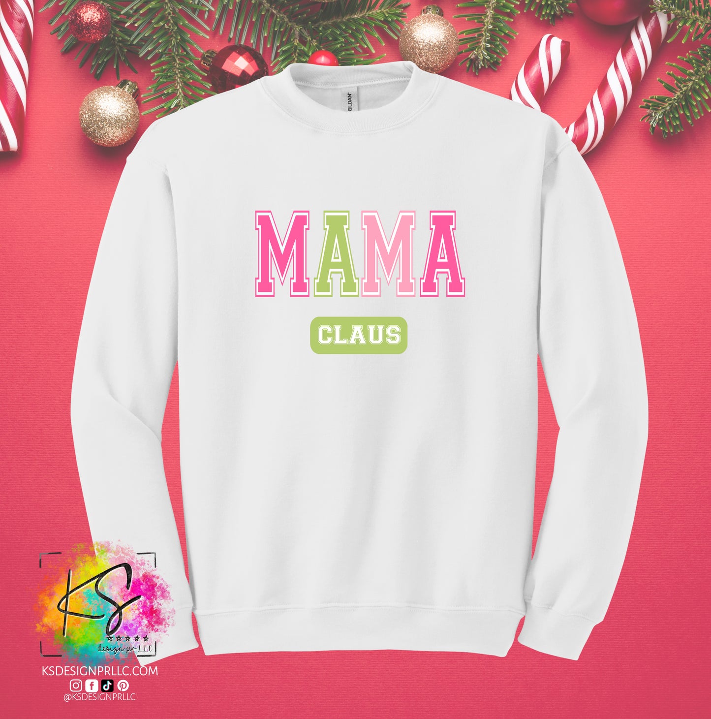 Mama Claus Christmas Custom Sweatshirt