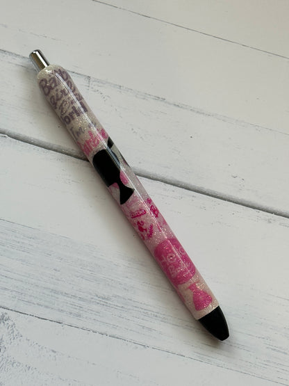 Barbie Themed Custom Gel Pen