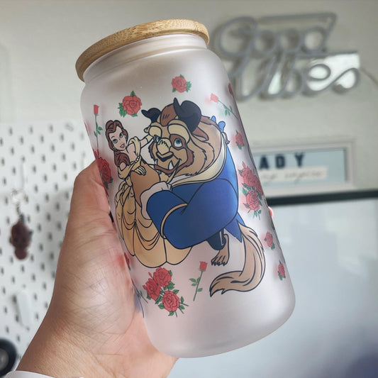 Beauty And The Beast Glass Can