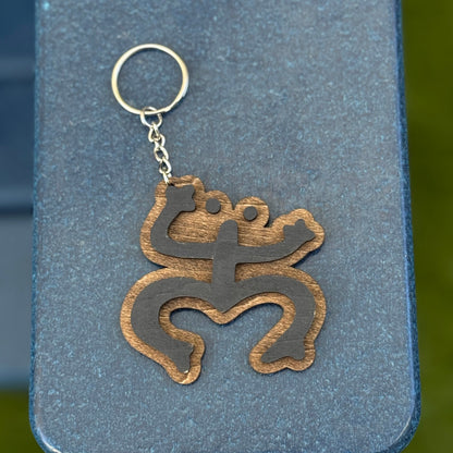 Puerto Rico Wood Keychains