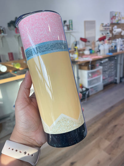 Pencil/Composition Book Tumbler
