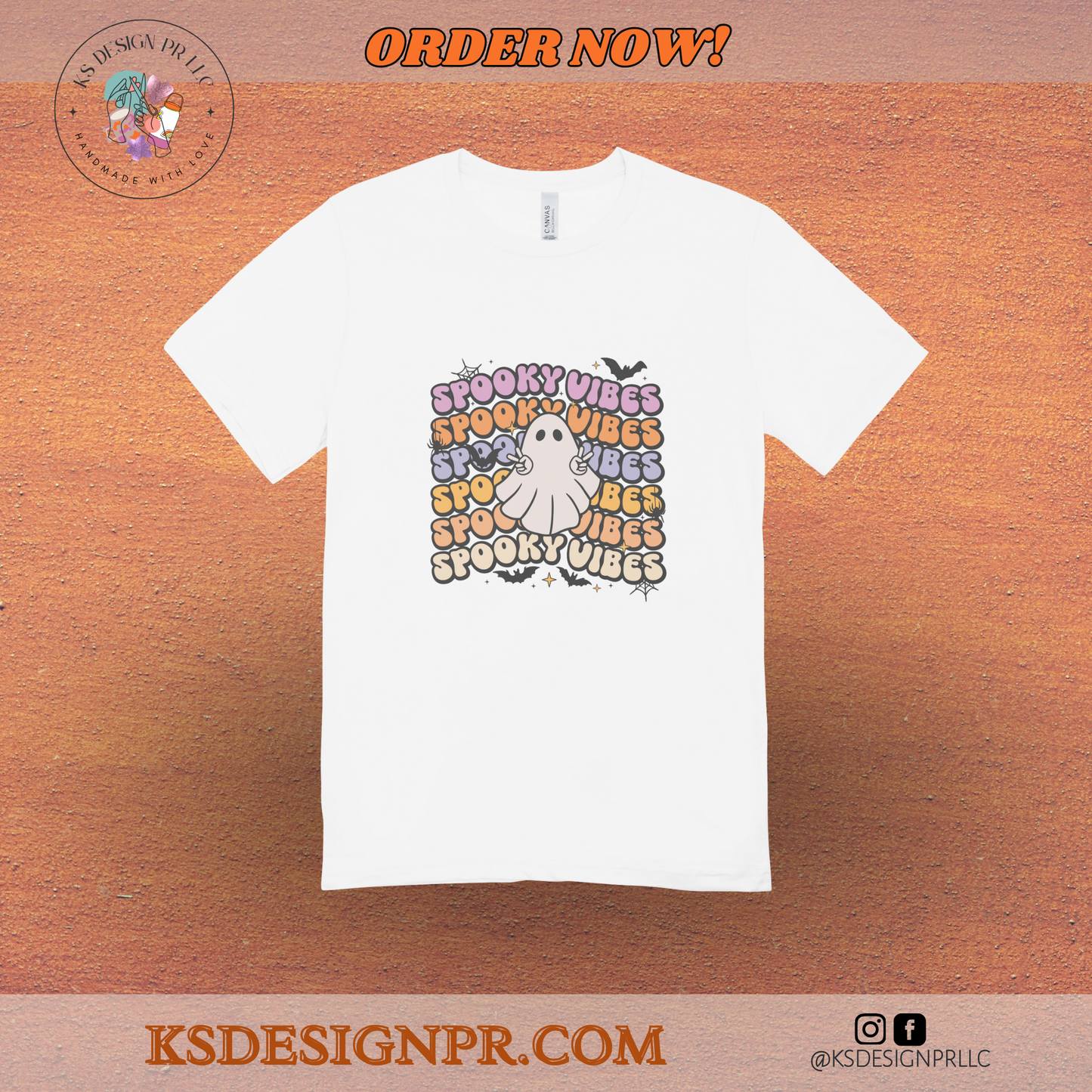 Spooky Vibes Halloween Custom Shirt