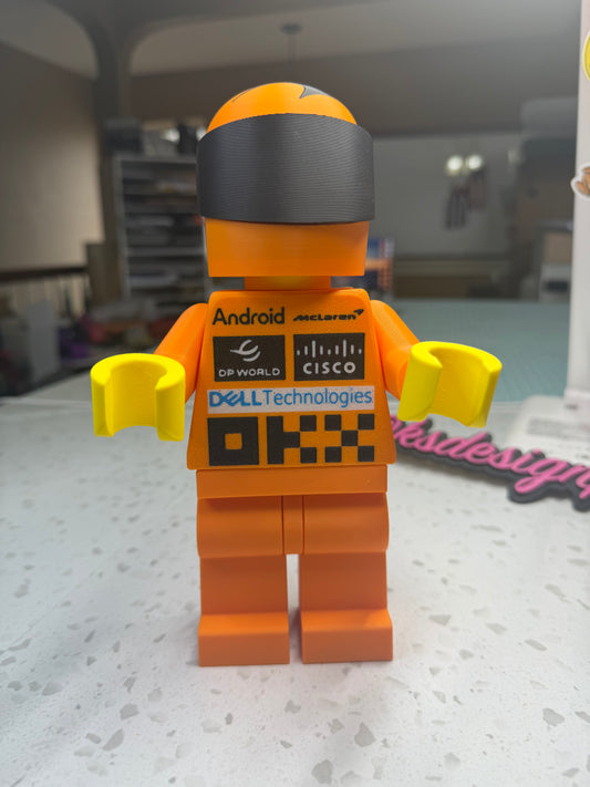 Brick Man - Piastri + Hamilton
