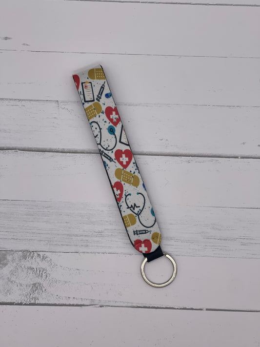 Nurse Wristlet Keychain