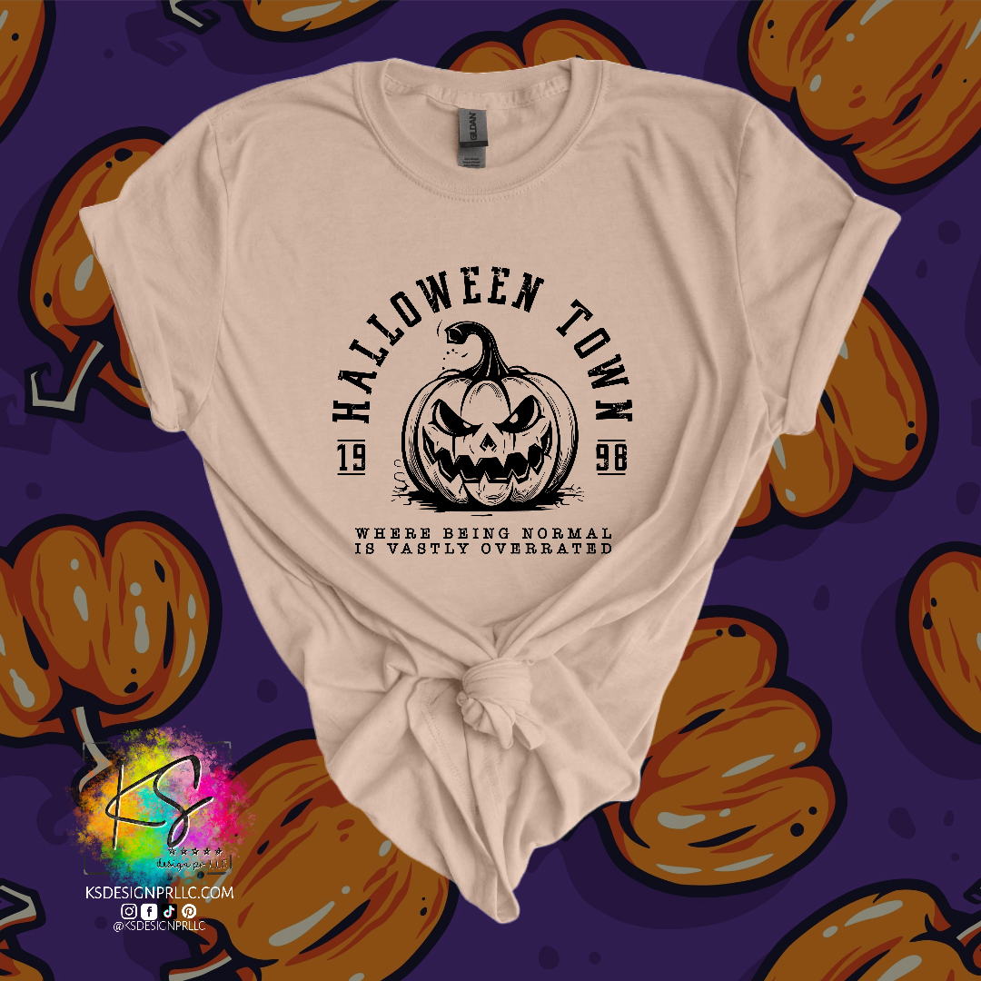 Halloween Town Themed Custom Shirt