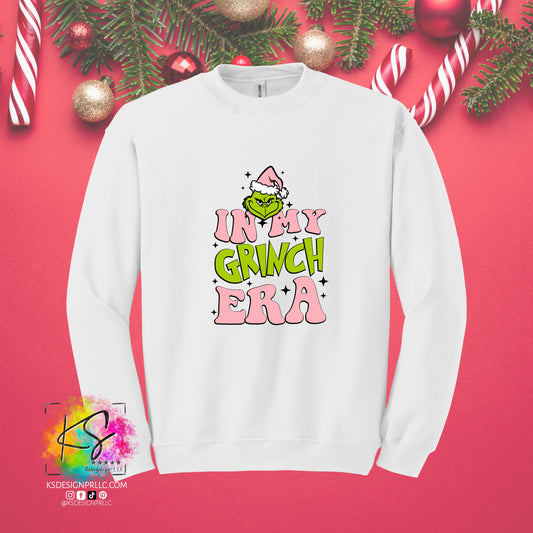 In My Grinch Era Christmas Custom Sweatshirt