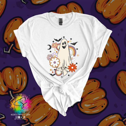 Ghost Halloween Themed Custom Shirt
