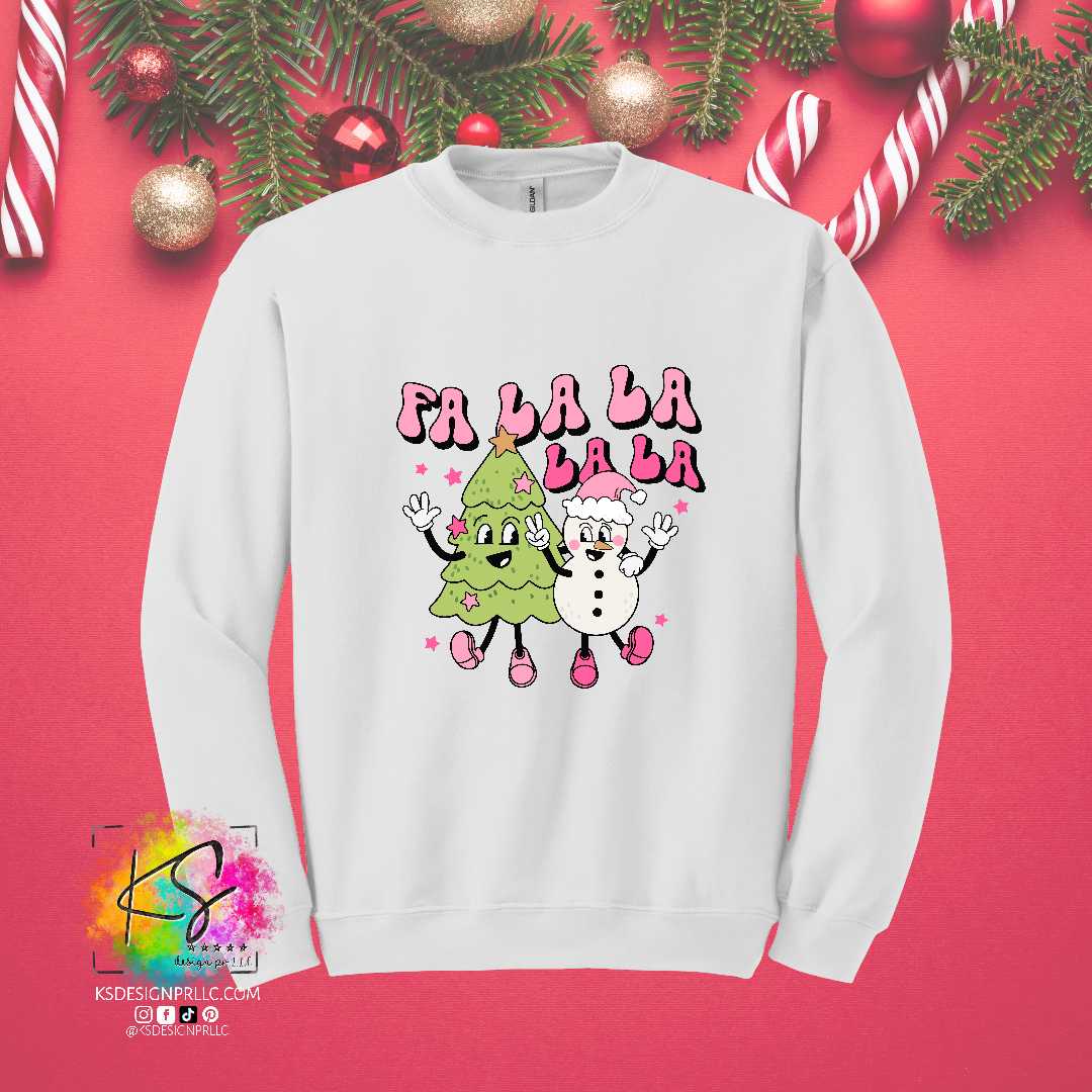 Fa La La La Christmas Custom Sweatshirt