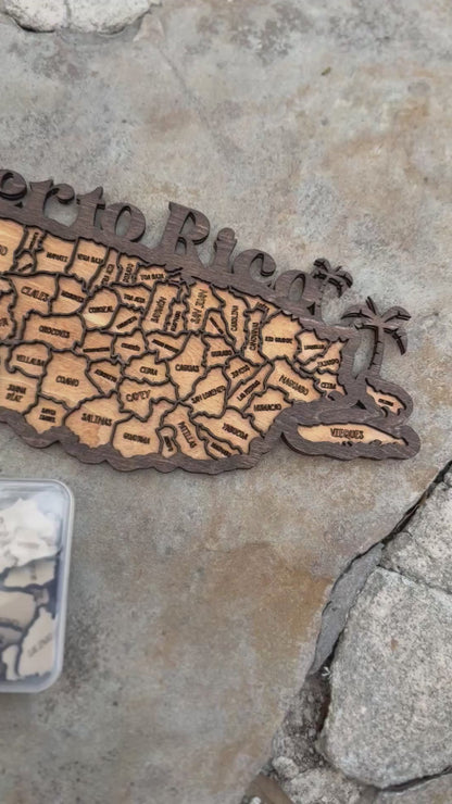 Puerto Rico Map Puzzle | Rompecabezas Mapa De Puerto Rico