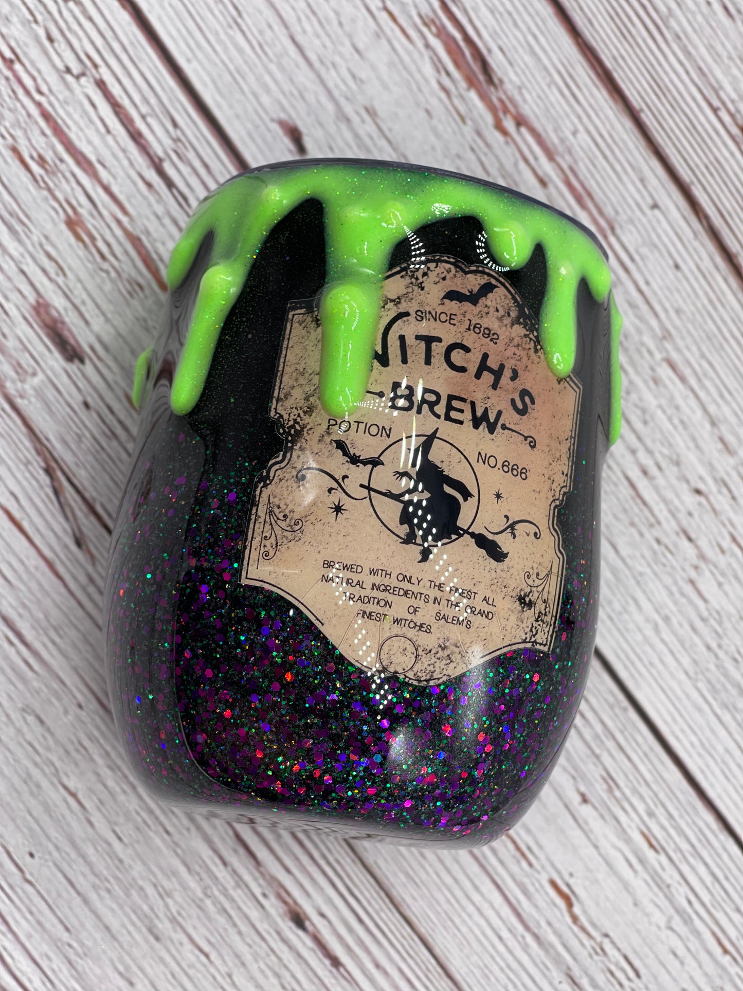 Witch’s Brew Halloween Tumbler, Custom Halloween Tumbler