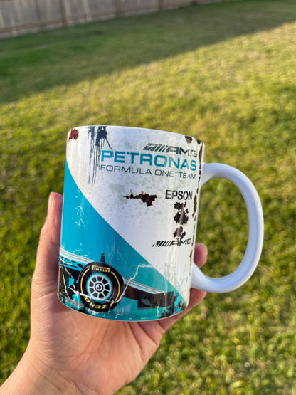 Mercedes Benz Formula One Ceramic Mug