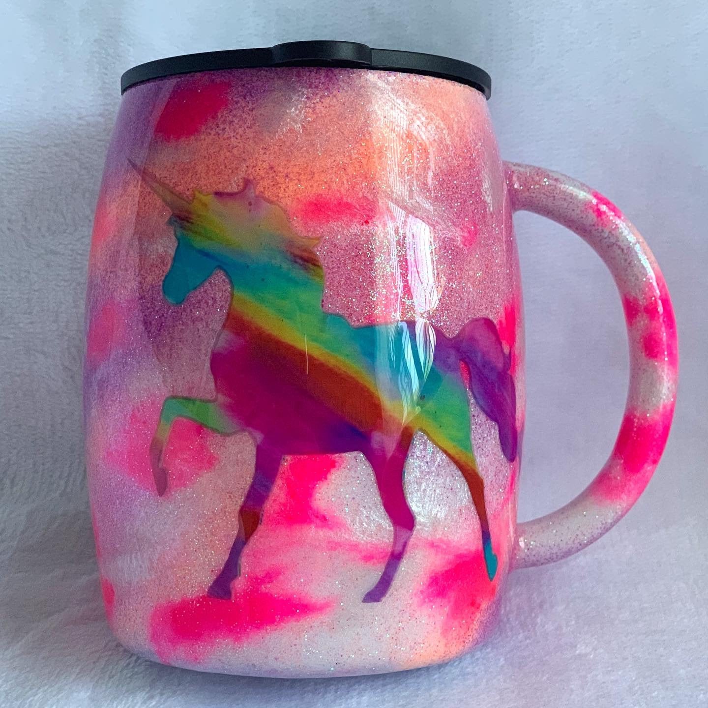 Unicorn Glitter Tumbler