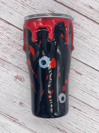 Deadpool Themed Tumbler