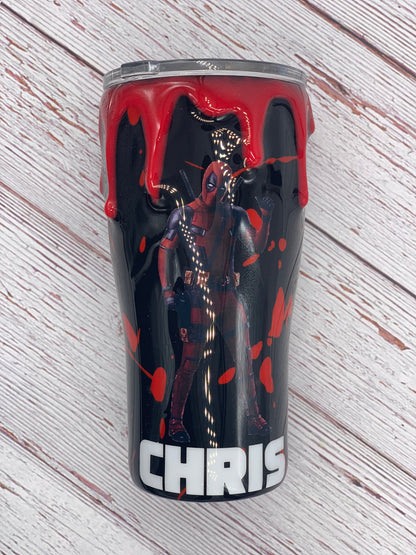 Deadpool Themed Tumbler