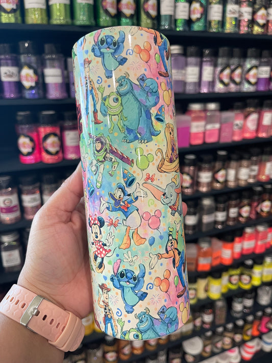 Disney Characters Custom Tumbler