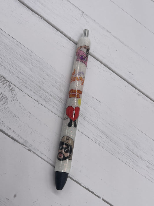 Un Verano Sin Ti Bad Bunny Themed Gel Pen